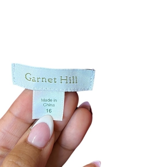 Garnet Hill Cranberry Boheme Easy Lace Overlay Midi Dress Size 16 - Picture 5 of 9